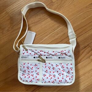 Lesportsac Cherry Large Deluxe Everyday Bag NWT